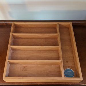 Bamboo Utensil Drawer Rack